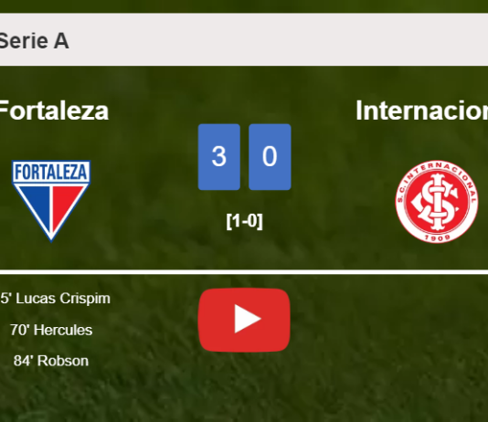 Fortaleza overcomes Internacional 3-0. HIGHLIGHTS