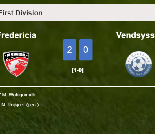 Fredericia overcomes Vendsyssel 2-0 on Sunday