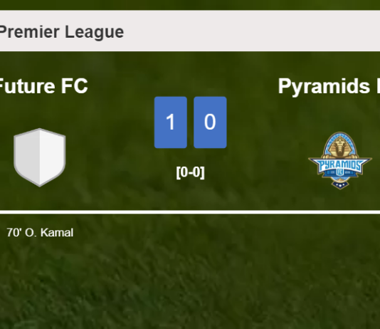 Future FC beats Pyramids FC 1-0 with a goal scored by O. Kamal