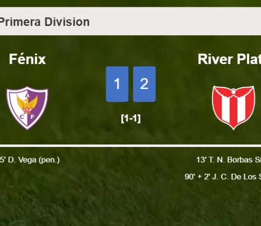 River Plate steals a 2-1 win against Fénix