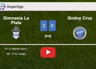 Gimnasia La Plata conquers Godoy Cruz 2-0 on Friday. HIGHLIGHTS