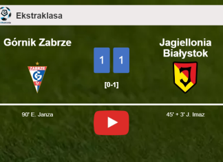 Górnik Zabrze seizes a draw against Jagiellonia Białystok. HIGHLIGHTS