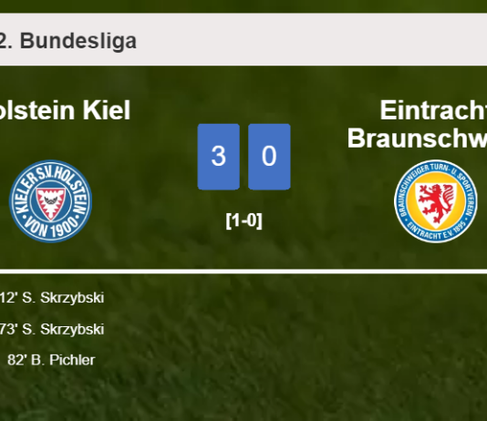 Holstein Kiel prevails over Eintracht Braunschweig 3-0