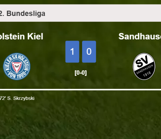 Holstein Kiel conquers Sandhausen 1-0 with a goal scored by S. Skrzybski