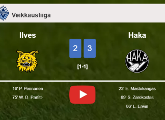 Haka beats Ilves 3-2. HIGHLIGHTS
