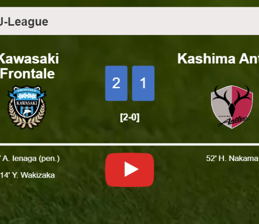 Kawasaki Frontale overcomes Kashima Antlers 2-1. HIGHLIGHTS