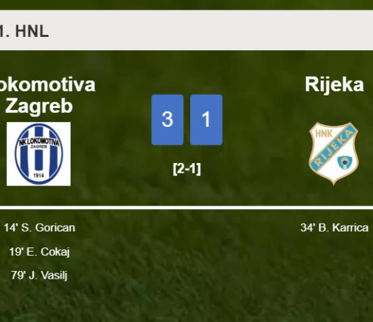 Lokomotiva Zagreb conquers Rijeka 3-1