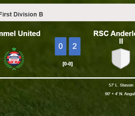 RSC Anderlecht II overcomes Lommel United 2-0 on Sunday