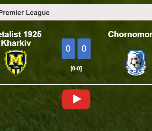 Metalist 1925 Kharkiv draws 0-0 with Chornomorets with A. Gabelok missing a penalt. HIGHLIGHTS