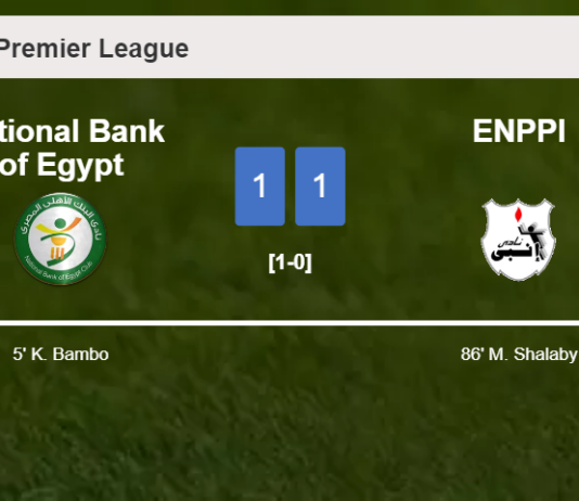 ENPPI seizes a draw against National Bank of Egypt