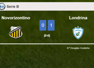 Londrina prevails over Novorizontino 1-0 with a goal scored by D. Coutinho