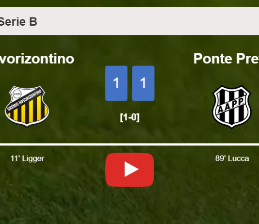 Ponte Preta grabs a draw against Novorizontino. HIGHLIGHTS