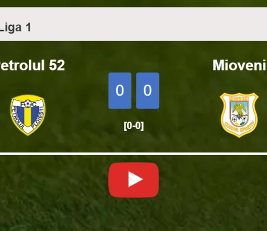 Petrolul 52 draws 0-0 with Mioveni on Saturday. HIGHLIGHTS