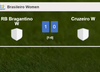 RB Bragantino W prevails over Cruzeiro W 1-0 with a goal scored by 