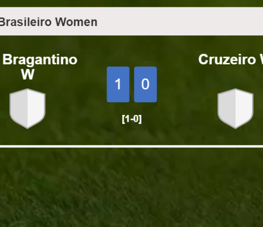 RB Bragantino W prevails over Cruzeiro W 1-0 with a goal scored by 