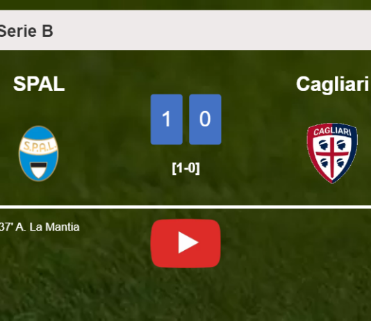 SPAL prevails over Cagliari 1-0 with a goal scored by A. La. HIGHLIGHTS