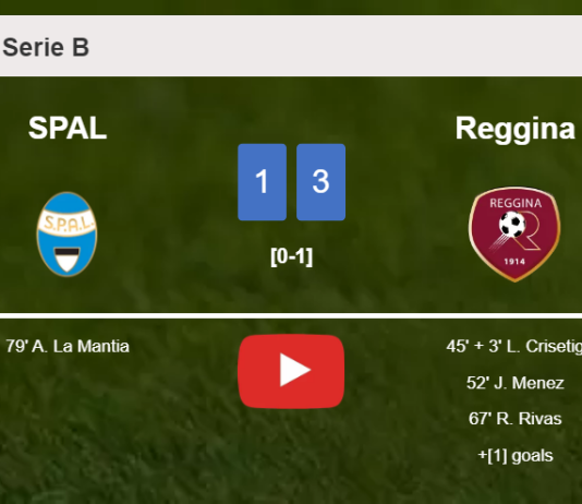 Reggina overcomes SPAL 3-1. HIGHLIGHTS