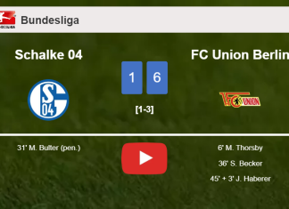 FC Union Berlin overcomes Schalke 04 6-1 after playing a incredible match. HIGHLIGHTS