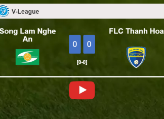 Song Lam Nghe An draws 0-0 with FLC Thanh Hoa on Sunday. HIGHLIGHTS
