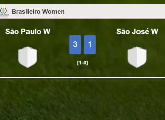 São Paulo W defeats São José W 3-1