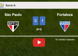 Fortaleza prevails over São Paulo 1-0 with a goal scored by J. Capixaba. HIGHLIGHTS
