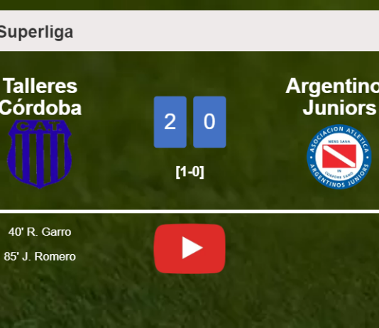 Talleres Córdoba surprises Argentinos Juniors with a 2-0 win. HIGHLIGHTS
