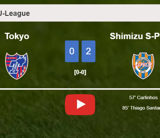 Shimizu S-Pulse surprises Tokyo with a 2-0 win. HIGHLIGHTS