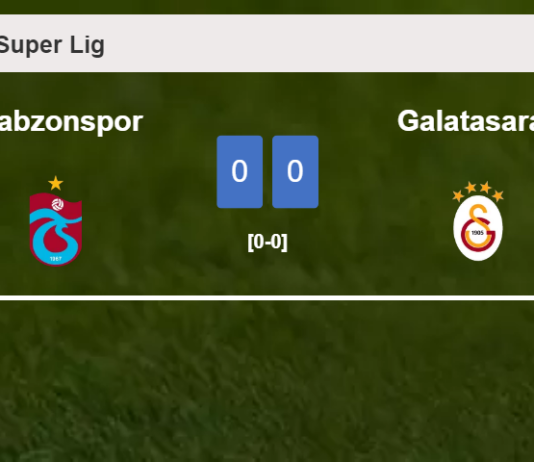 Trabzonspor draws 0-0 with Galatasaray on Sunday