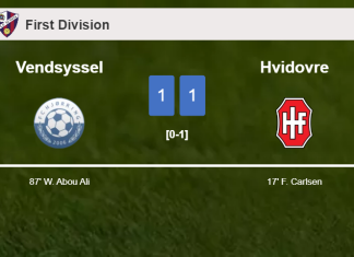 Vendsyssel grabs a draw against Hvidovre