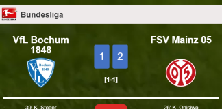 FSV Mainz 05 tops VfL Bochum 1848 2-1 with K. Onisiwo scoring a double. HIGHLIGHTS