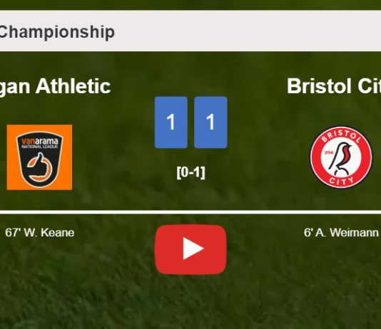 Wigan Athletic and Bristol City draw 1-1 on Saturday. HIGHLIGHTS