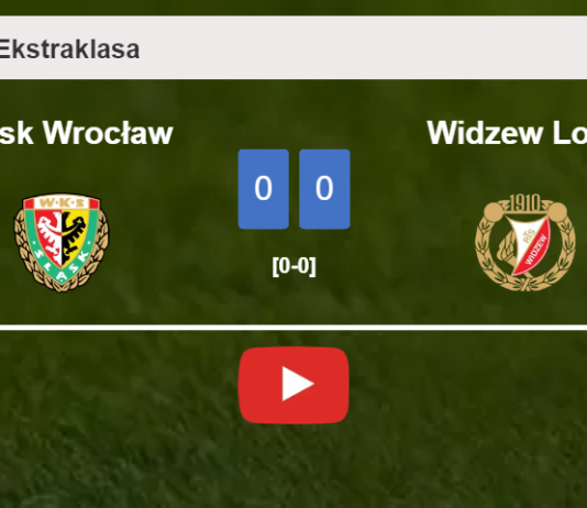 Śląsk Wrocław draws 0-0 with Widzew Lodz with B. Pawlowski missing a penalt. HIGHLIGHTS