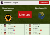 UPDATED PREDICTED LINE UP: Wolverhampton Wanderers vs Manchester City - 17-09-2022 Premier League - England