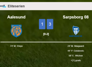 Sarpsborg 08 beats Aalesund 3-1