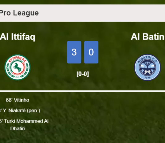 Al Ittifaq conquers Al Batin 3-0