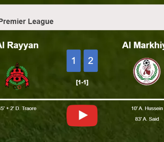 Al Markhiya conquers Al Rayyan 2-1. HIGHLIGHTS