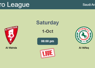 How to watch Al Wahda vs. Al Ittifaq on live stream and at what time