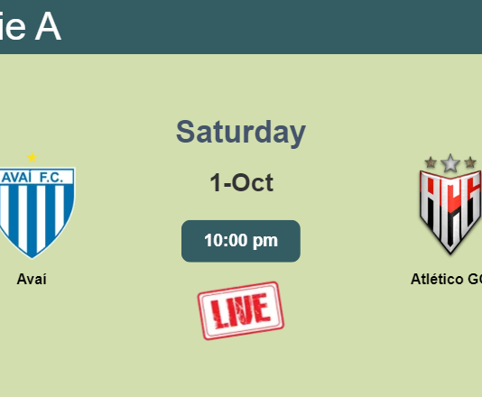 How to watch Avaí vs. Atlético GO on live stream and at what time