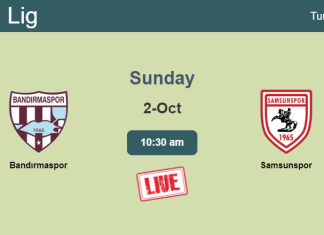 How to watch Bandırmaspor vs. Samsunspor on live stream and at what time