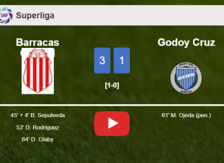 Barracas Central tops Godoy Cruz 3-1. HIGHLIGHTS