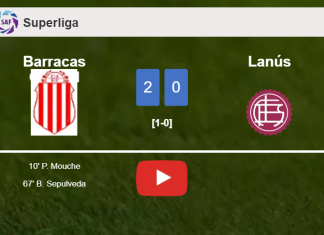 Barracas Central surprises Lanús with a 2-0 win. HIGHLIGHTS
