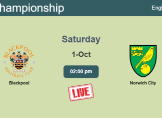 How to watch Blackpool vs. Norwich City on live stream and at what time