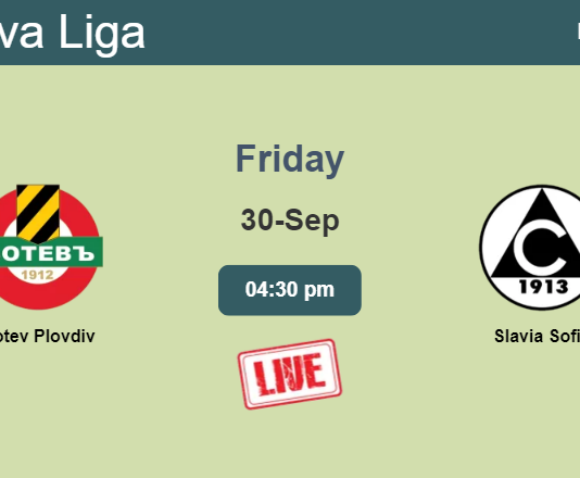 How to watch Botev Plovdiv vs. Slavia Sofia on live stream and at what time