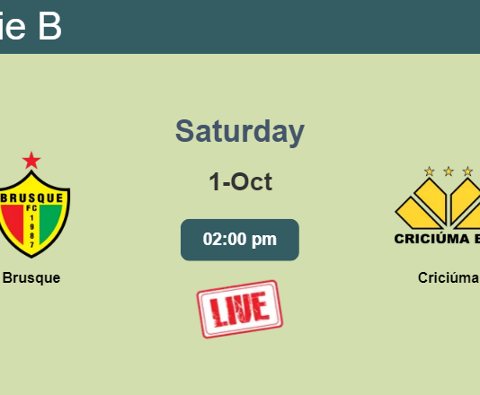How to watch Brusque vs. Criciúma on live stream and at what time