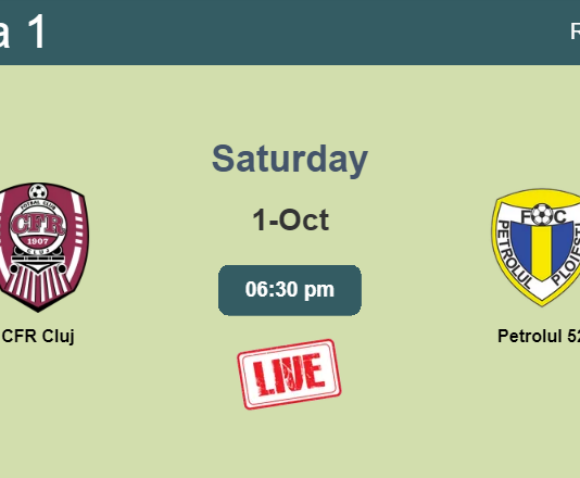 How to watch CFR Cluj vs. Petrolul 52 on live stream and at what time