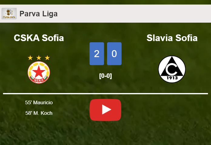 CSKA Sofia tops Slavia Sofia 2-0 on Sunday. HIGHLIGHTS