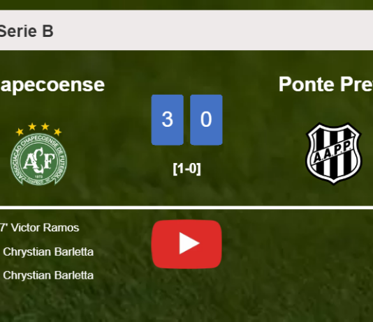Chapecoense conquers Ponte Preta 3-0. HIGHLIGHTS
