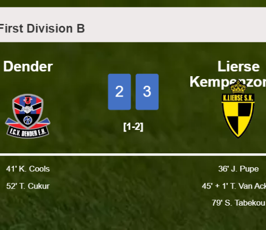 Lierse Kempenzonen conquers Dender 3-2