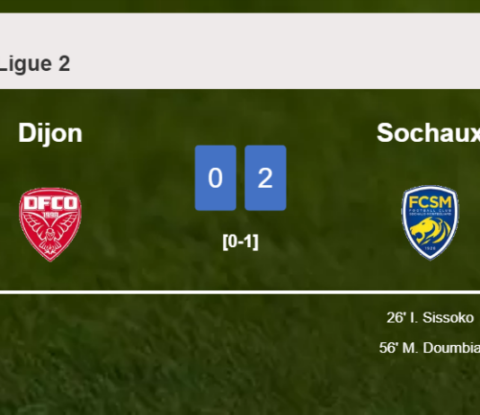 Sochaux tops Dijon 2-0 on Saturday