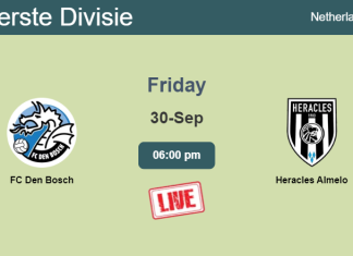 How to watch FC Den Bosch vs. Heracles Almelo on live stream and at what time
